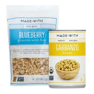 Made-With non-GMO pantry items