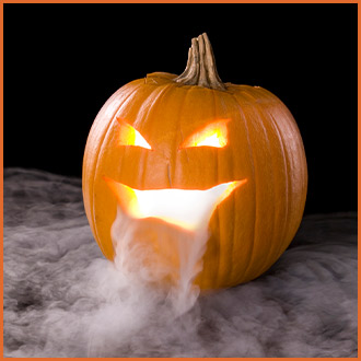 Pumpkin Carving dry ice